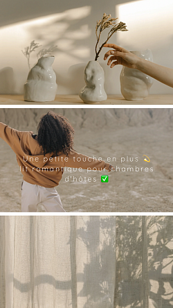 Une touche romantique sur demandes